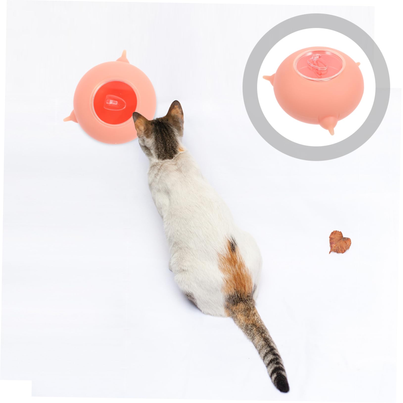 HEMOTON Biberon di Piccoli Animali Domestici per L'addestramento in Silicone Rosa Resistente ad Alte Temperature, Facile da Conservare per Cuccioli e Gattini