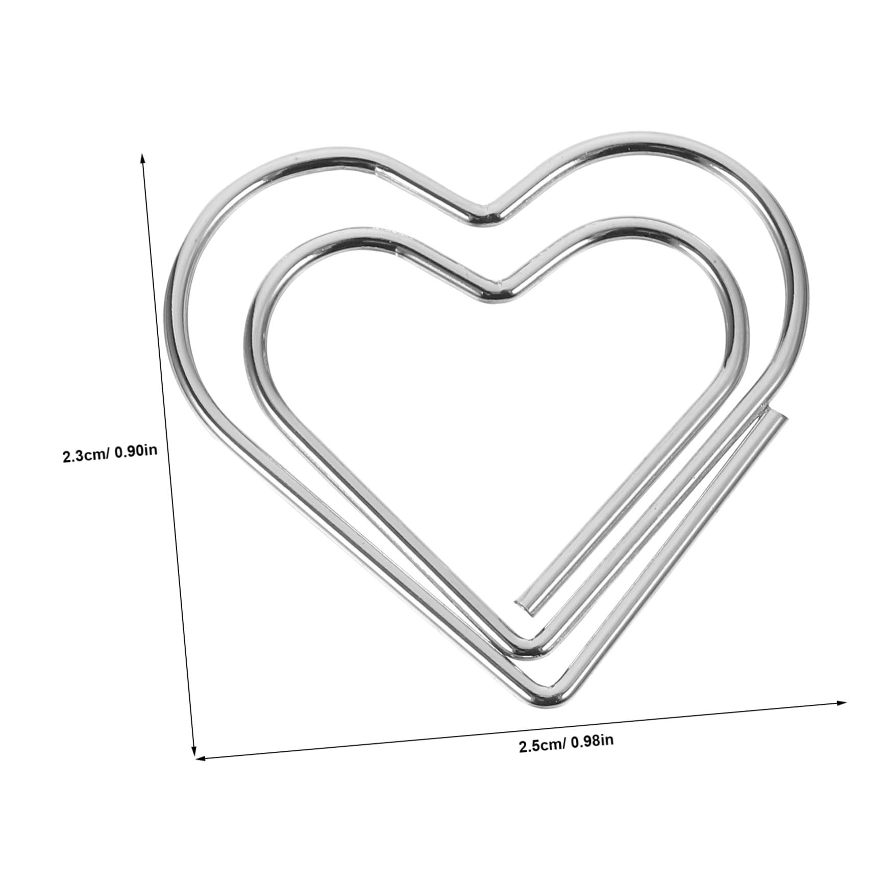 HOMSFOU 4 Set Graffette Clip Per Documenti Piccole Design Per Ufficio E Scuola Fermagli Metallici Leggeri E Resistenti Per Organizzazione Carta 100 Pezzi * 4