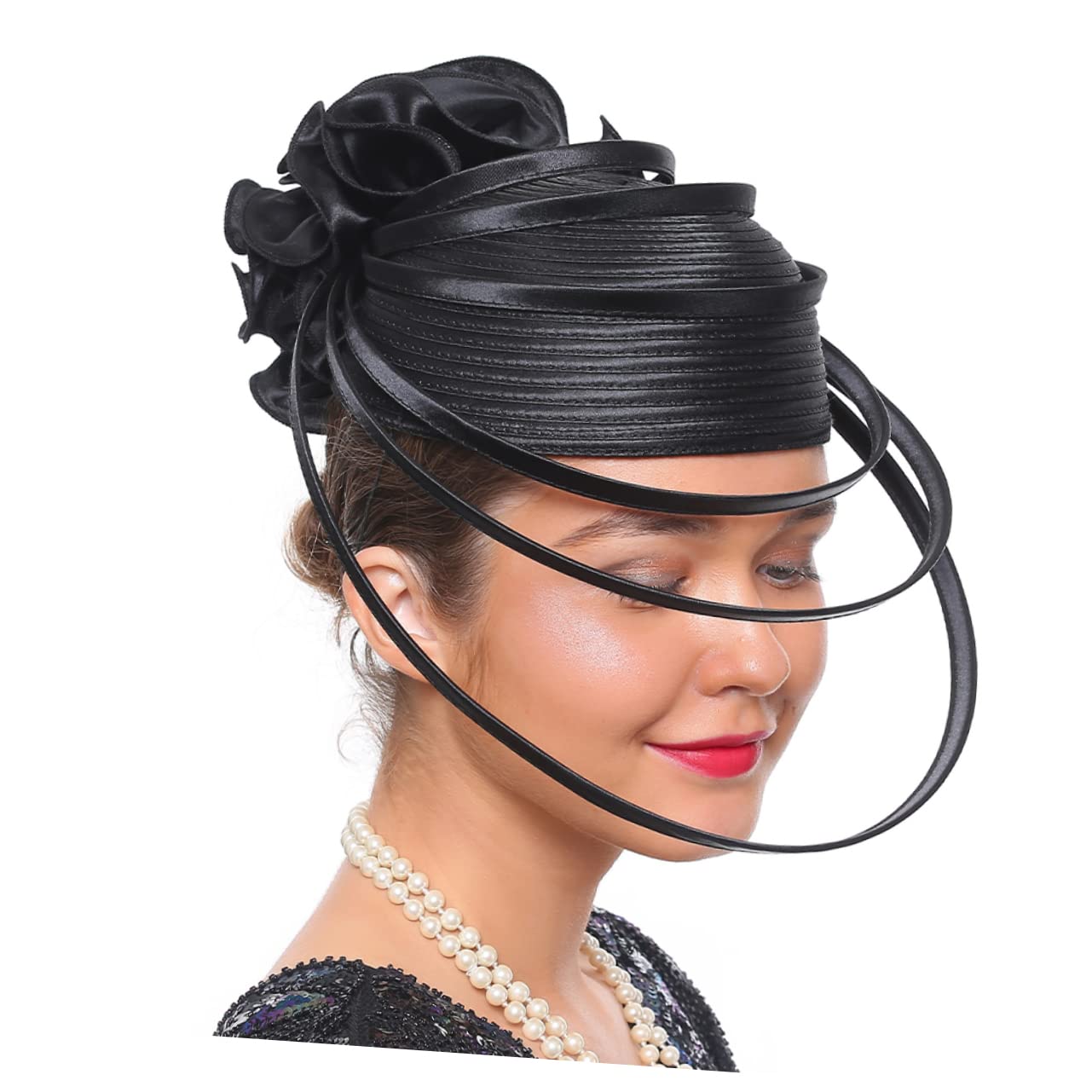 2piezas Sombrero Fascinator De Mujer Para Bodas y Fiestas Accesorio De Cabeza Elegante Para Ceremonias y Eventos Diseño Ligero y Cómodo Para Fiesta De Té y Banquetes
