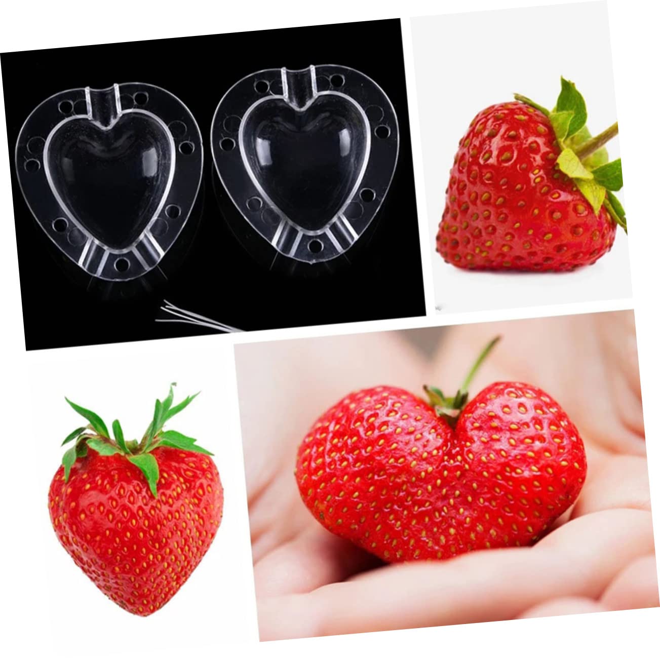 Toddmomy Molde En Forma De Corazón Fondant para Moldes Hechos A Mano Moldes Artesanales De Bricolaje De Comida De Cocina Caseros El Plastico 4 Piezas X 4