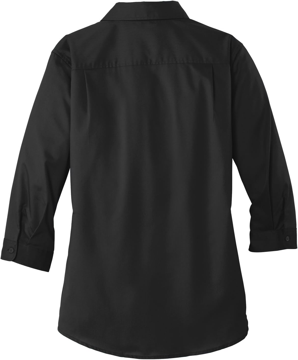 Port Authority Women's 3/4-Sleeve SuperPro Twill Button-Down Shirt