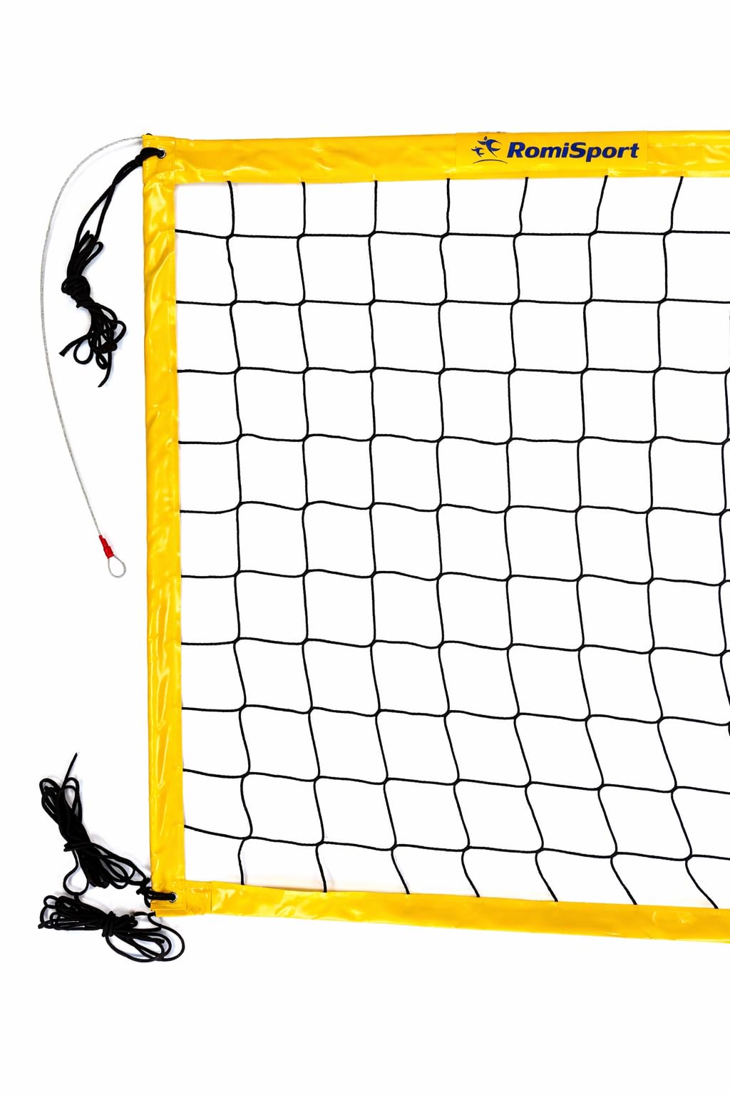 Rete professionale per beach volley, pallavolo, 8,5 m, rete professionale per pallavolo, 9,5 m, colore rosso, blu, giallo, resistente alle intemperie, per interni ed esterni