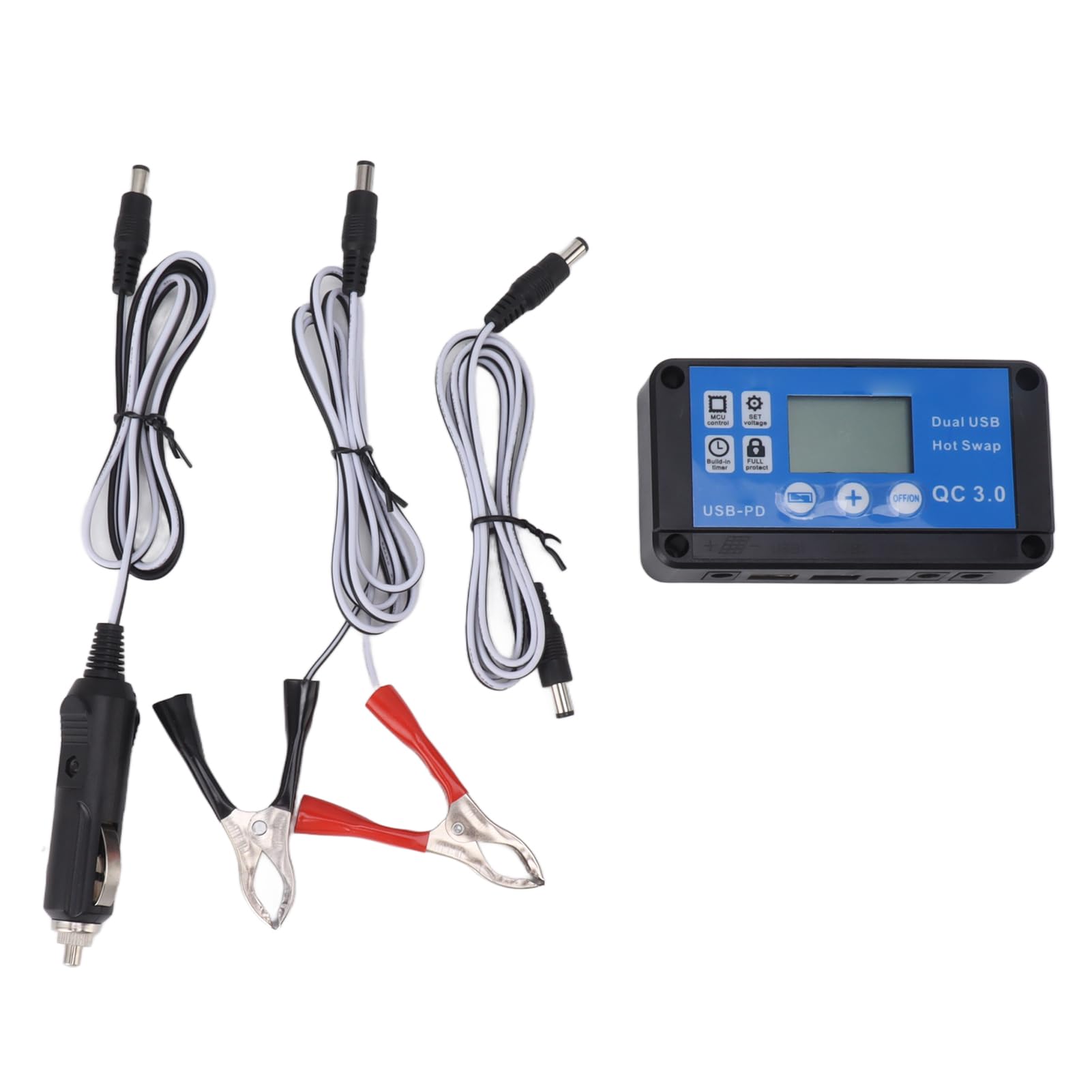 Kit Caricabatterie per Pannello Solare da 100 W 18 V, Caricabatterie Solare per Pannello Solare in Silicio Monocristallino Portatile per Automobili, Navi, Aeroplani, Agricoltura