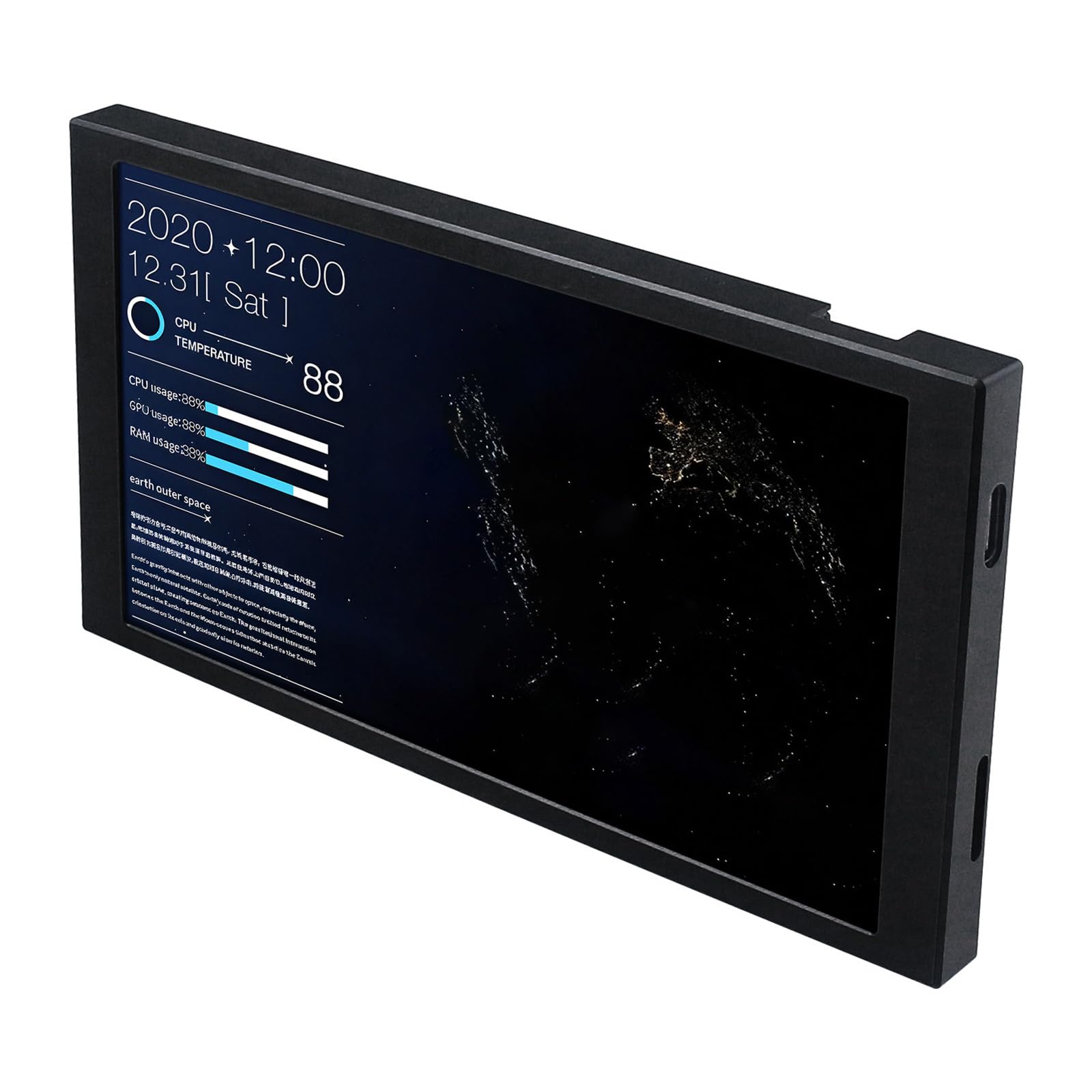 Moniteur étendu Portable de 5.2 Pouces, écran secondaire, écran d ' Affichage USB, Vue complète, Accessoires d ' Ordinateur, arrière-Plan vidéo
