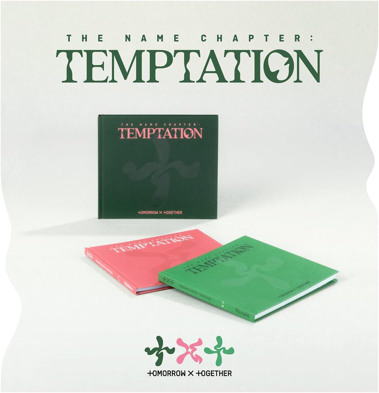TXT - [The Name Chapter : Temptation] (Farewell Ver.) Photo Book + Lyric Book + CD + Sticker Pack + Bookmark + Post Card + Photo Card + Poster + 1 Pocket Hand Mirror + 4 Extra Photocards
