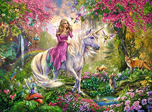 Ravensburger Kinderpuzzle - 10641 Magischer Ausritt - Fantasy-Puzzle für Kinder ab 6 Jahren, mit 100 Teilen im XXL… – Bild 3