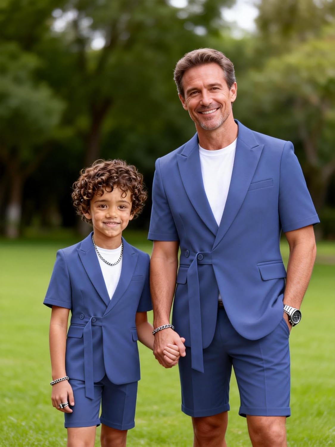 Boys Shorts Suit Short Sleeves Summer Suits for Boy 2 Piece Beach Wedding Outfit Kids Tuxedos