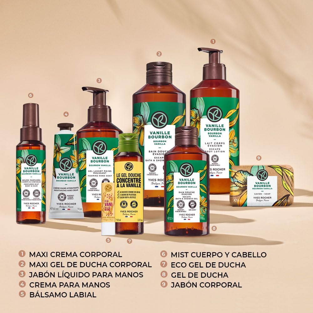 Yves Rocher, Duo Crema corpo idratante alla vaniglia, 390 ml, confezione da 2 creme (2)