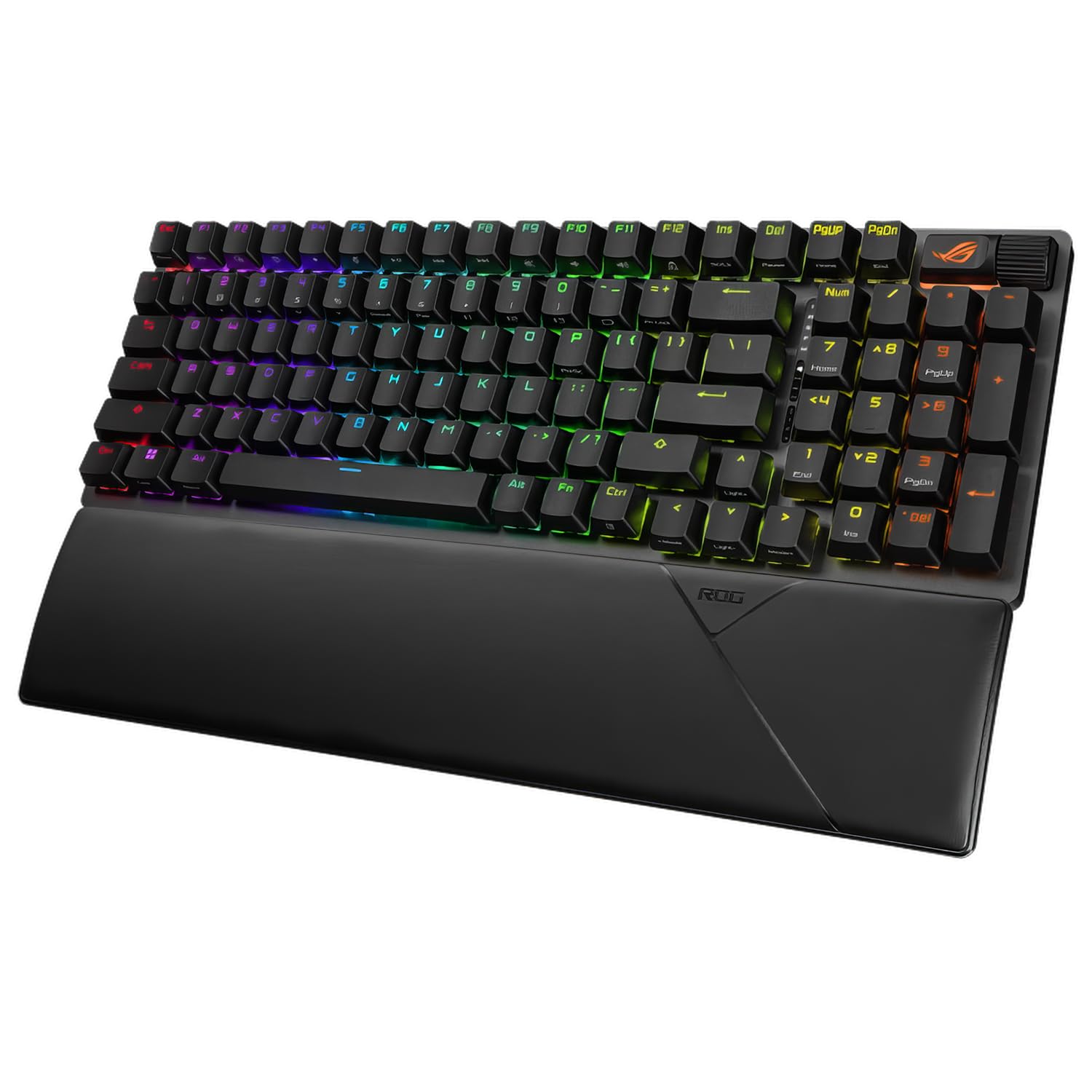 Asus ROG Strix Scope II 96 Klawiatura mechaniczna do gier bezprzewodowych, ABS, przełącznik ROG RX Red wymienne, Oświetlenie RGB, Układ Włochy, Czarny