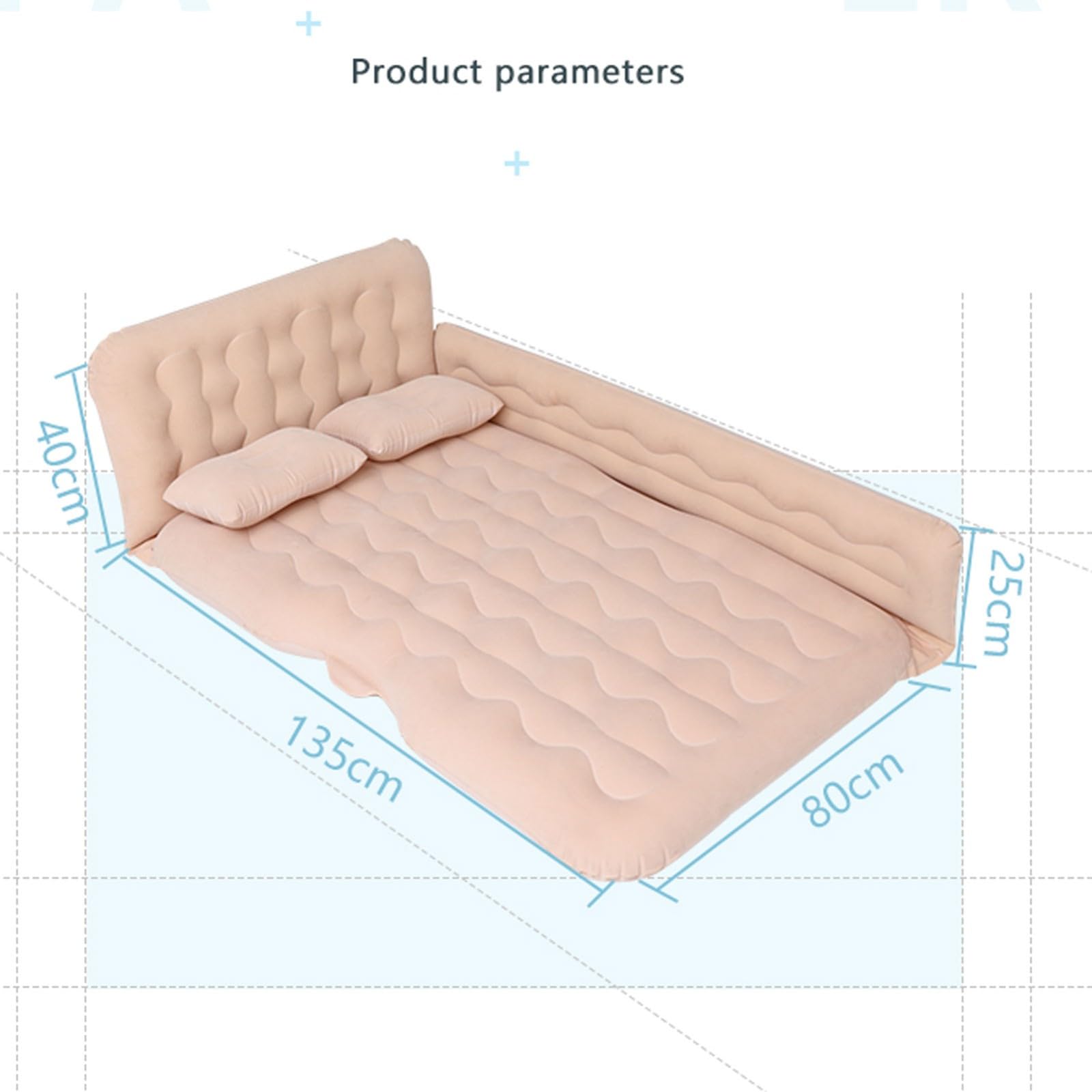 Flyaway Kids Bed Materasso Gonfiabile Per Auto,SucceBuy Tessuto Oxford,letto Portatile,comodo E Fermo,con Pompa Ad Aria,beccuccio E Borsa Da Trasporto | Leroy Merlin Lettino Gonfiabile Bambini - Foto 6