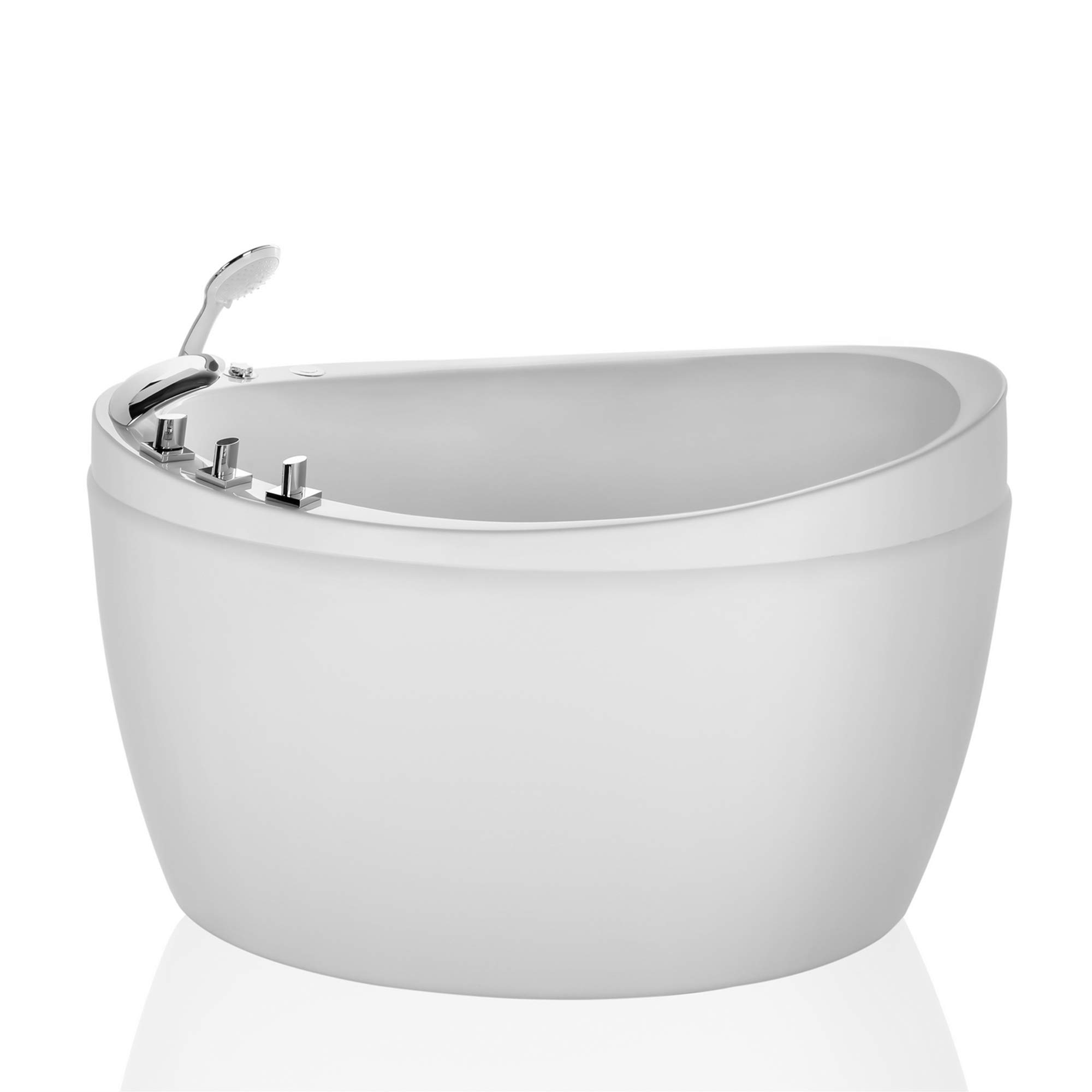Buy Empava 59 in. Freestanding Air Jets Bathtub Mirco Bubble