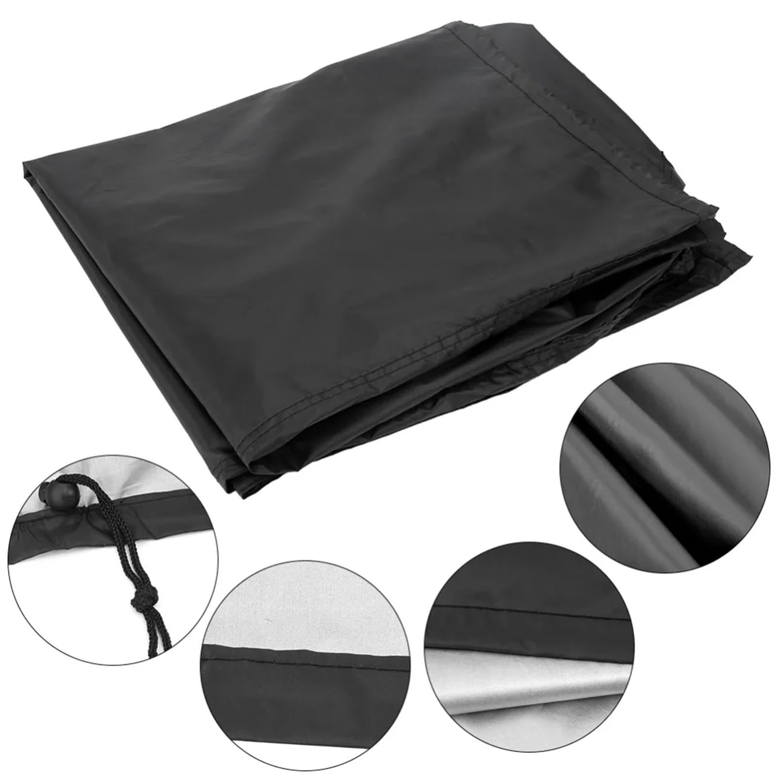 Funda Barbacoa Cubierta Impermeable for Barbacoa, Tela de Fibra de poliéster, Cubierta Grande for Barbacoa a Gas, Cubierta Protectora for Parrilla de Patio(145x61x117cm)