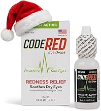Code Red Eye Drops for Red Eyes with Soothing Redness Relief and Cool Dry Eye Relief - Revitalize Your Eyes with Lubricating Dry Eye Drops - Relieve Redness Eye Drops