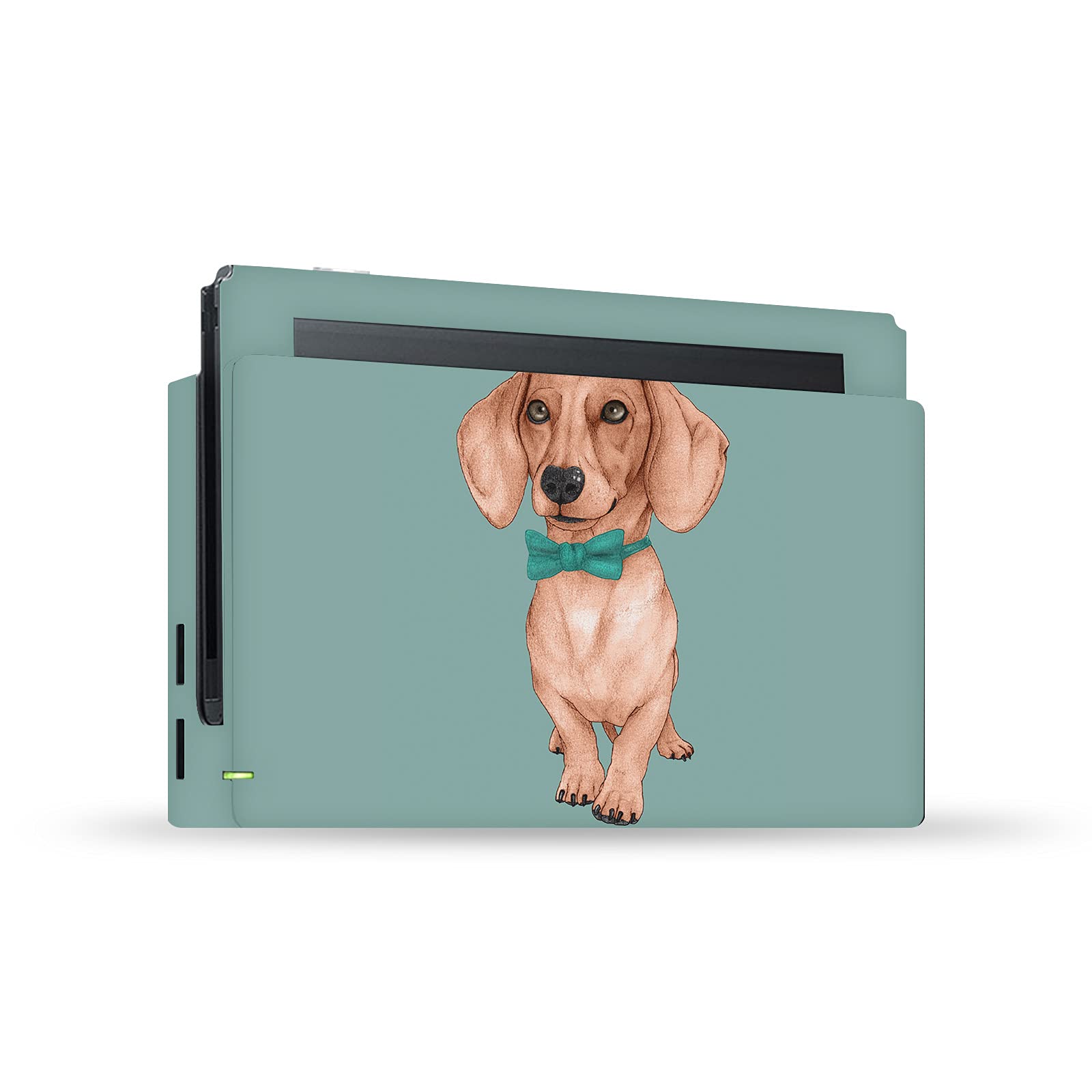Art Vinyle Autocollant Nintendo Switch Barruf Teckel - Skin de Protection pour Console et Dock - 7