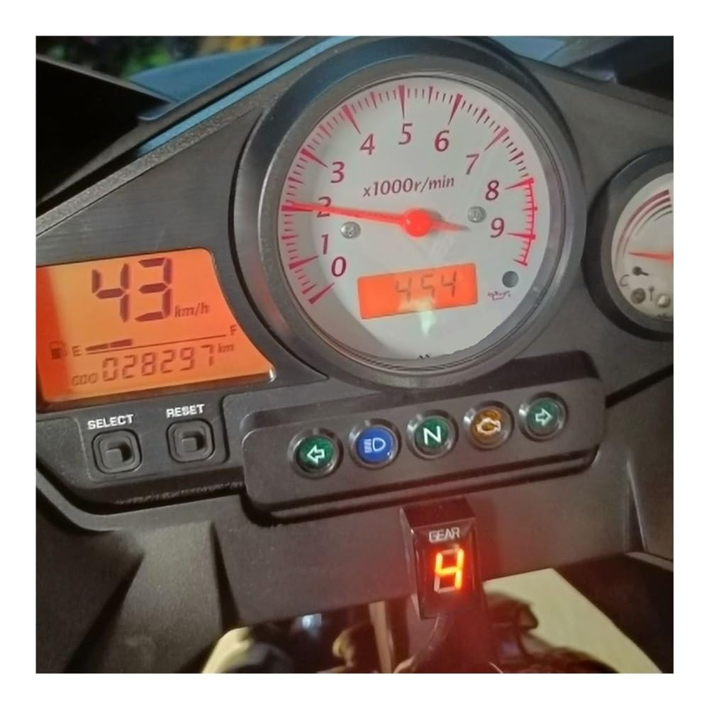 Indicador Marchas Motocicleta Indicador De Marchas 1-6 para TDM900 2002-2006 2007 2008 2009 2010 2011 2012 2013 TDM 900 Accesorios para Motocicletas