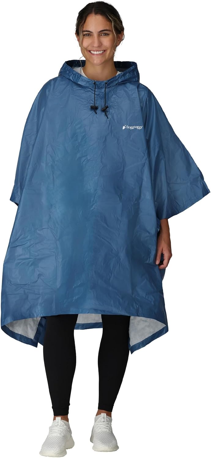 FROGG TOGGS Ultra-lite2 Waterproof, Breathable Rain Poncho, Adult and Youth Sizes FROGG TOGGS Ultra-lite2 Waterproof, Breathable Rain Poncho, Adult and Youth Sizes