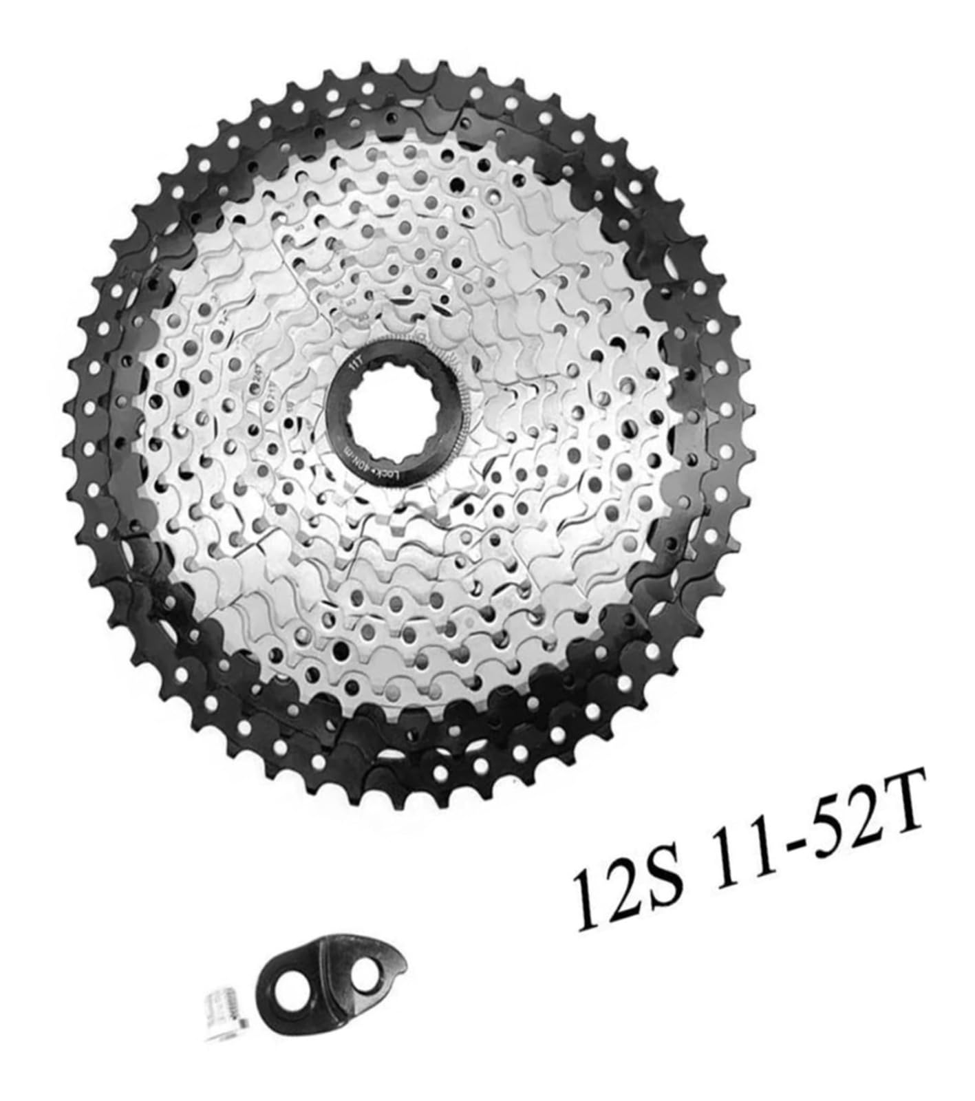 Herramienta extractora de volante for Shimano for Sram HG Piñón de casete de 12 velocidades 11-46/50/52T Herramienta de bloqueo de rueda libre for piezas de bicicleta de montaña MTB(12s 11-52t)