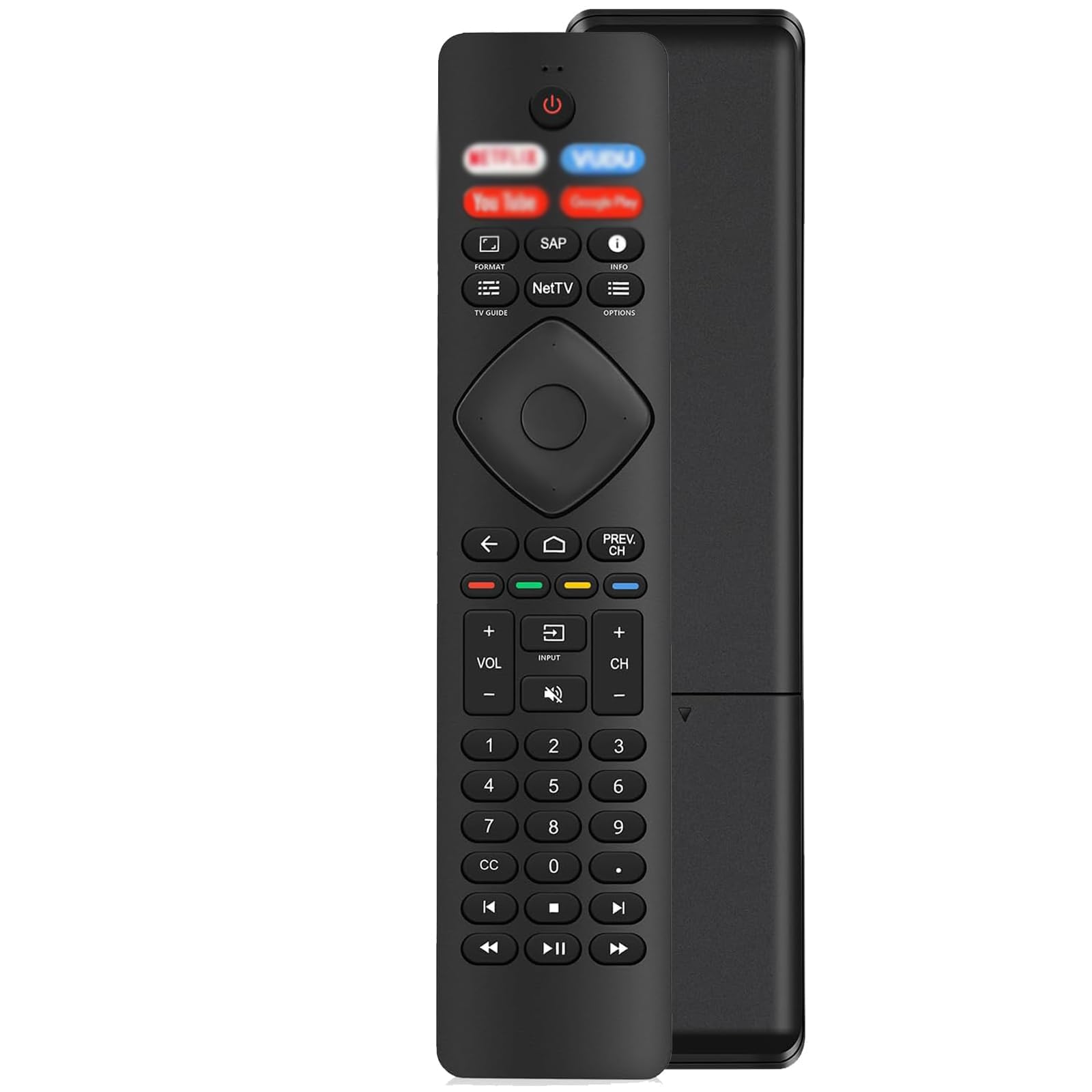 Replacement Remote fit for All Insignia TV and/Toshiba TV, Compatible with Insignia/Toshiba/Pioneer/AMZ Omni/AMZ 4-Series TVs — view 30