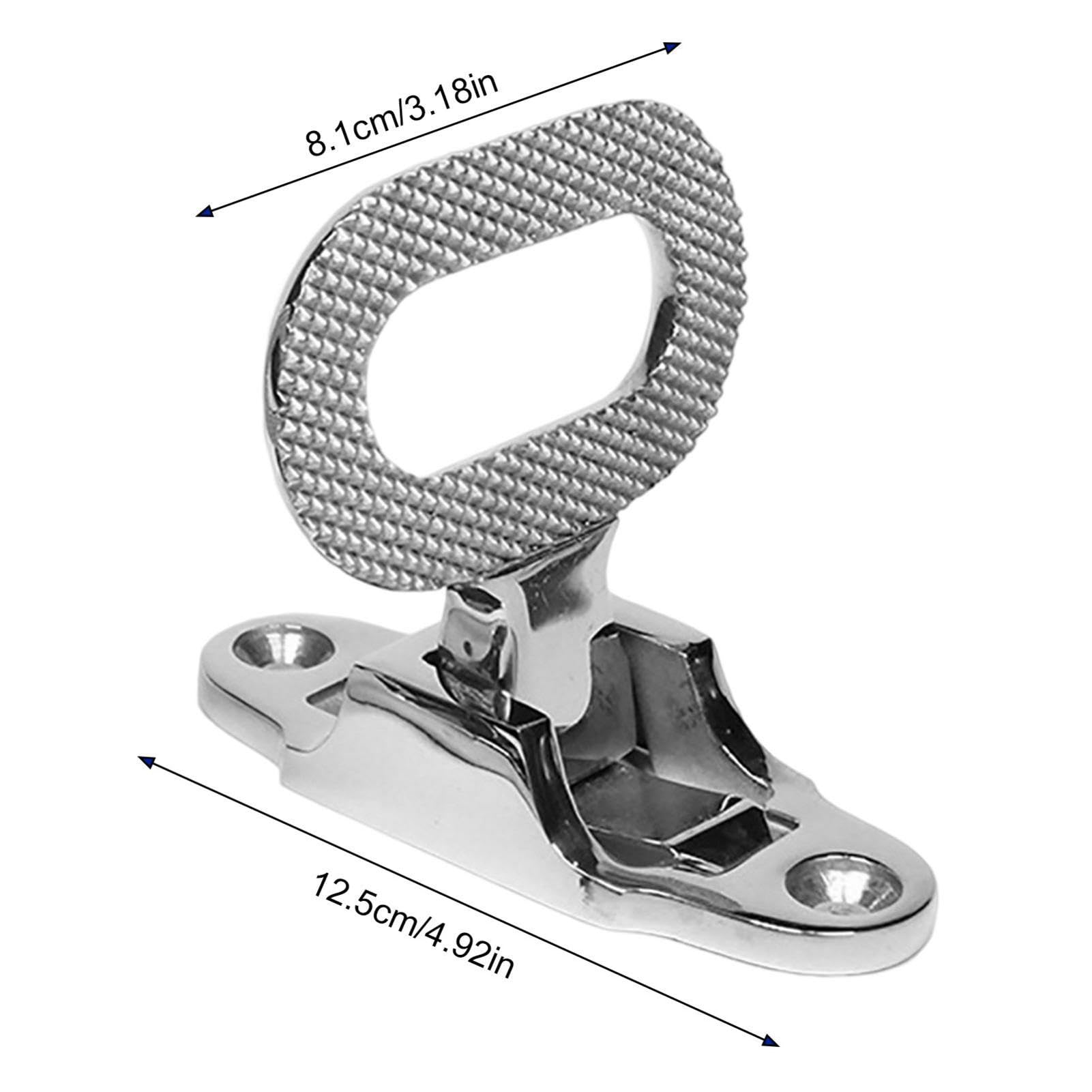 Klappbare Maststufe – Sicherheits-Klappgreifer, Heckzugangsleiter | Sicherheits-Edelstahl 316 für Boote, Boots-Trittleiter mit Schnellverschluss-Hardware-Zubehör für Surf-Yacht, Auto, Wohnmobil, LKW