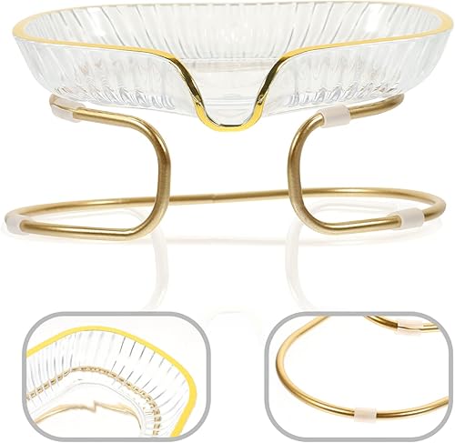 Miniatura 6 de Jabonera de barra autodrenante para jabón de barra, bandeja de jabón decorativa de plástico, caja de jabón para baño, fregadero de cocina,