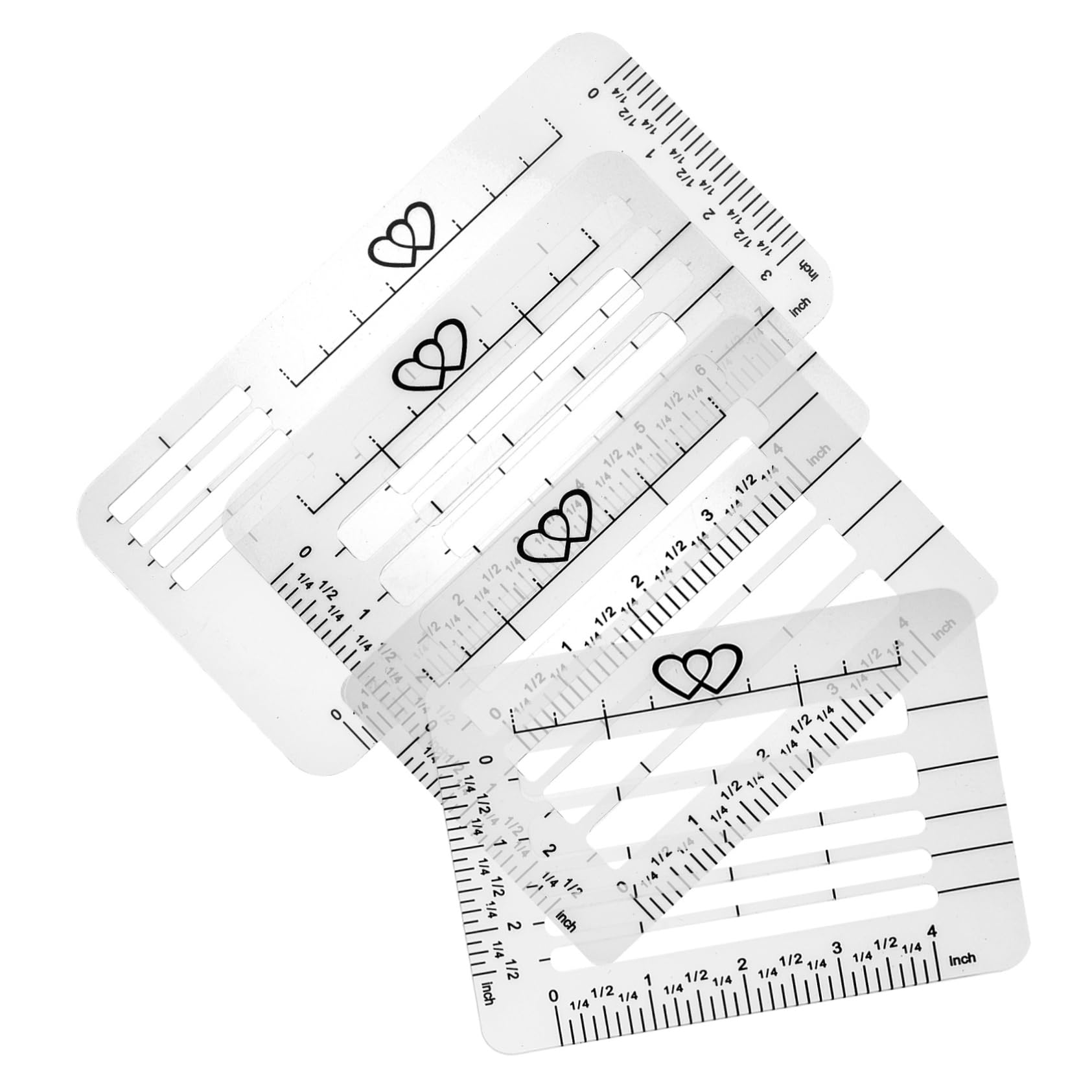 EXCEART Address Template for Envelope - Reusable Plastic Stencil for Writing Guide Transparent Envelope Addressing Template Ideal for Drawing and