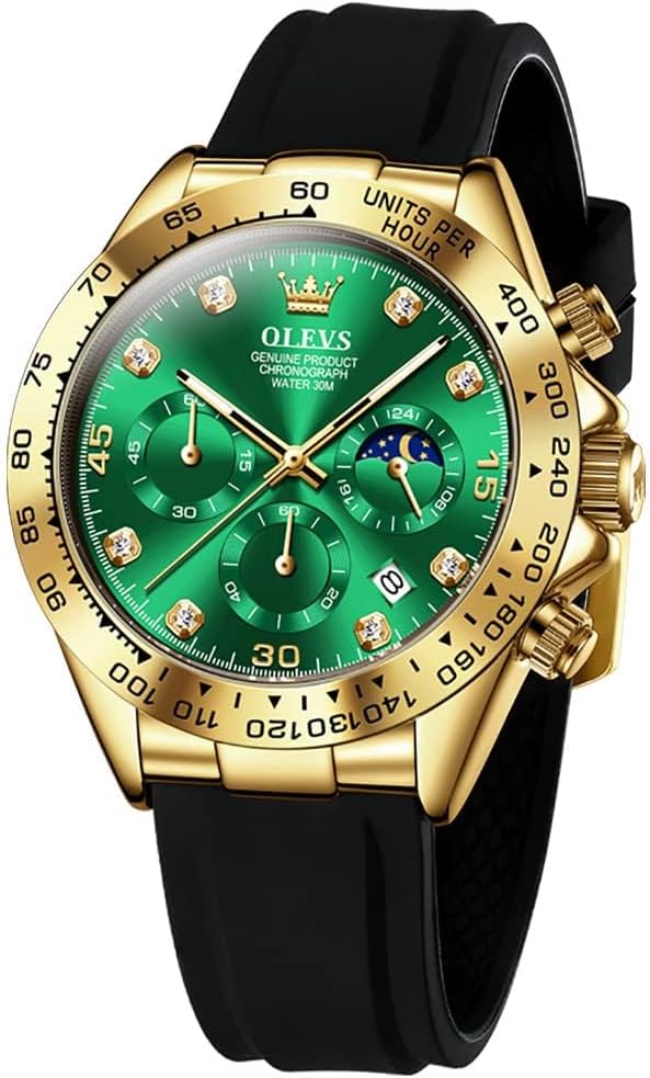 OLEVS Men Analog Quartz Waterproof Watches Multifunction