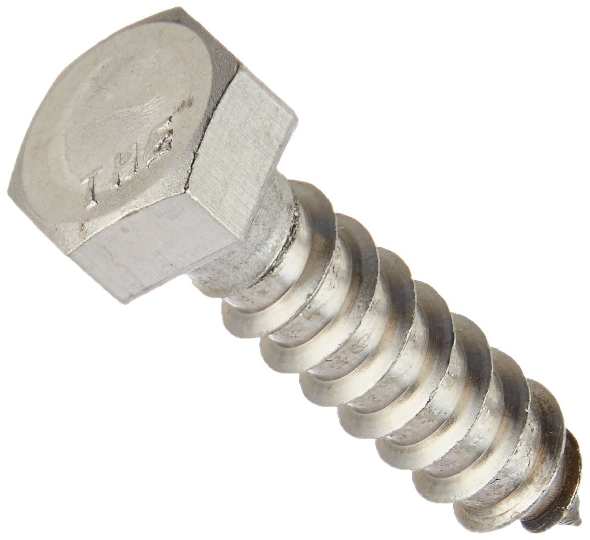 Vis tirefond acier inoxydable 3/8 x 1-1/2 Hillman pour fixation durable et robuste