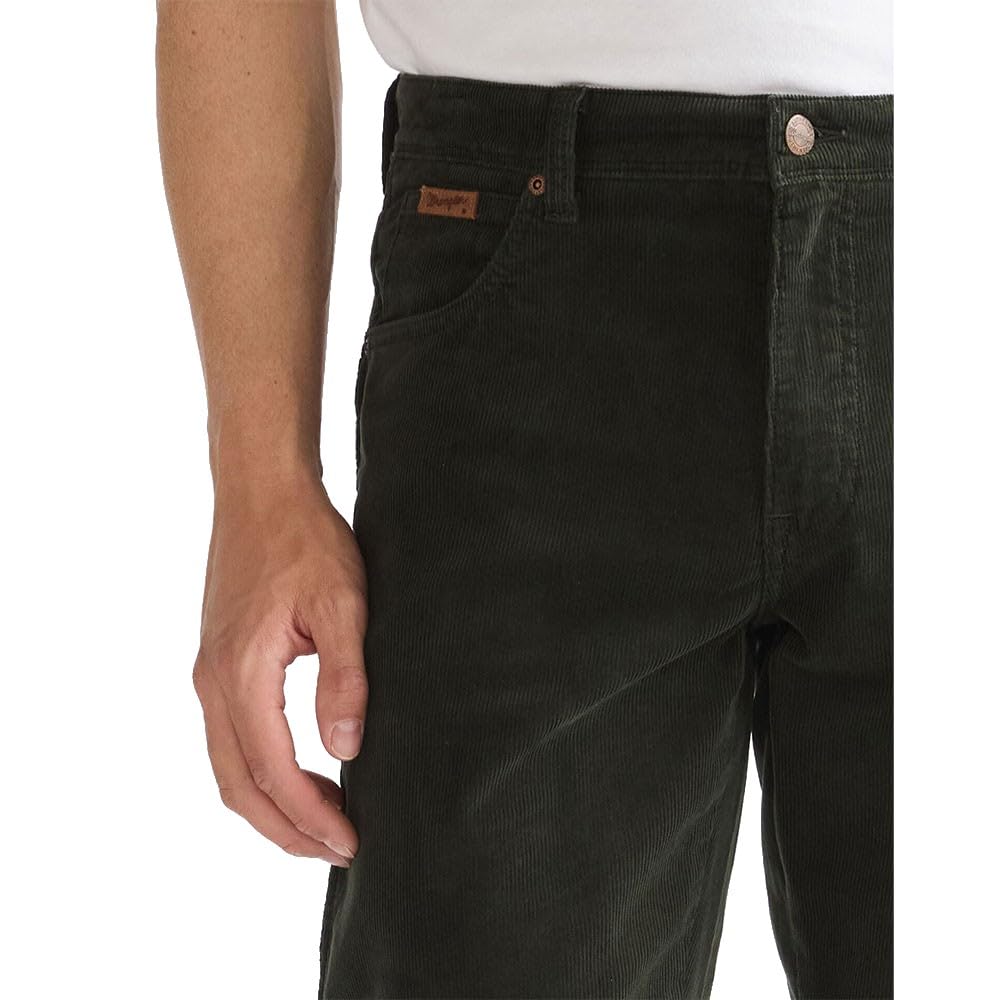 Wrangler - Jeans Herren - Authentic Straight Fit - Texas - Grün – Bild 5