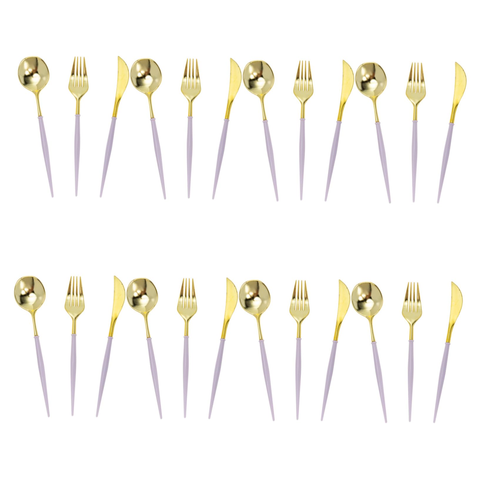 Didiseaon Multipurpose Plastic Tableware Picnic Set Disposable Party Cutlery Cutlery Set for Birthday Decor