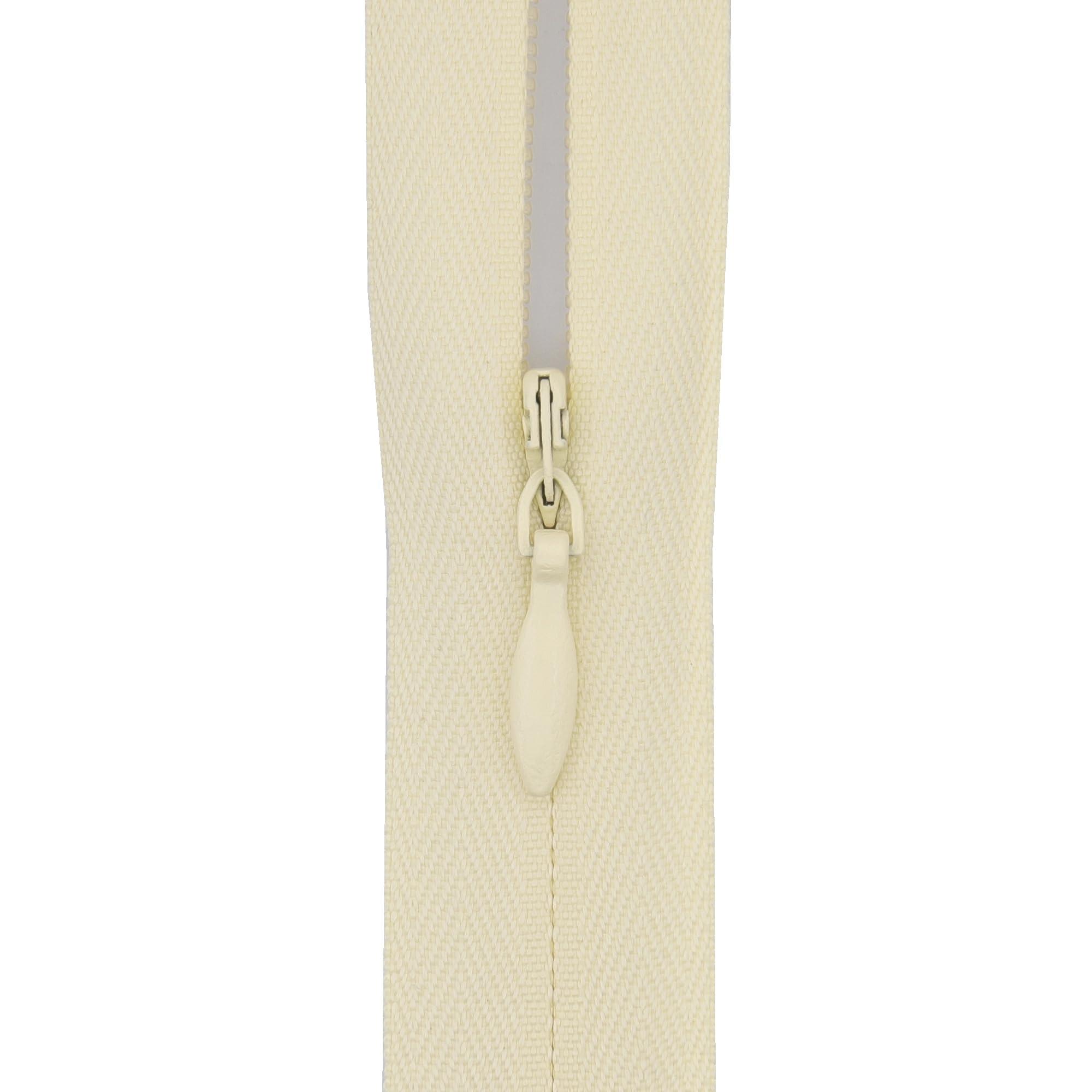 #3 Invisible Zips, 1 Pack, 16 Inch, Light Buttercream