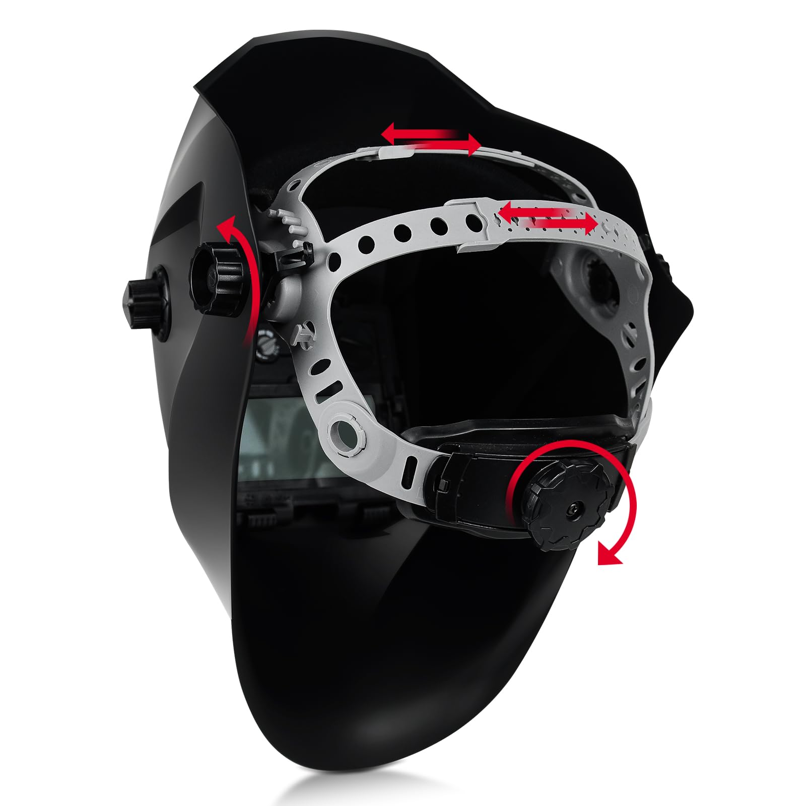 TRQWH Casco de soldadura de repuesto ajustable con banda para el sudor, accesorios para casco de soldadura para casco de soldadura de agujero cuadrado