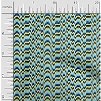 Amazon.com: oneOone Polyester Spandex Fabric Waves Flame