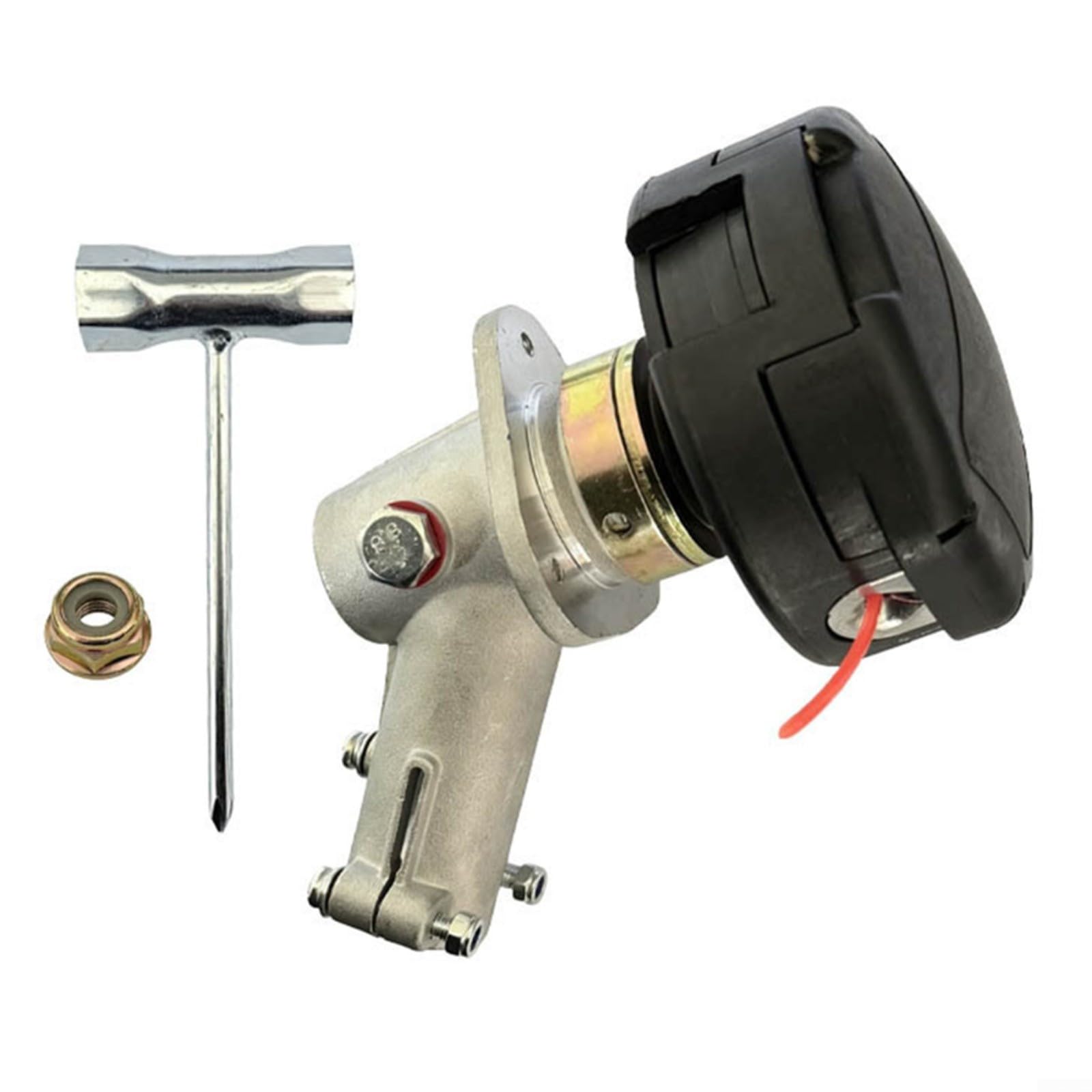 Getriebe für echo SRM-225 P021008182, SRM-2620, SRM-3020 für freischneider, robustes Kunststoffgehäuse, inkl. Montageset, schwarz(B)
