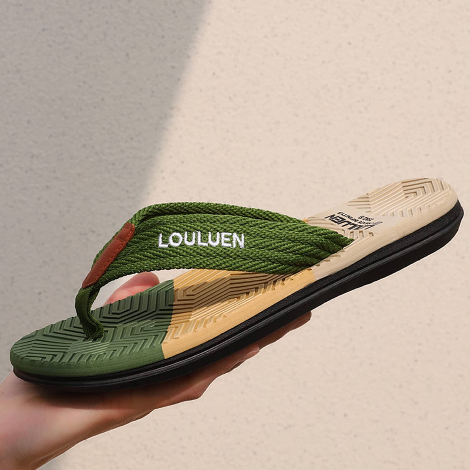 Tongs Homme Plage Tongue Confortable Claquette Antidérapante Ete Flip Flop Légères Sandales Piscine,Taille 39-48 EU