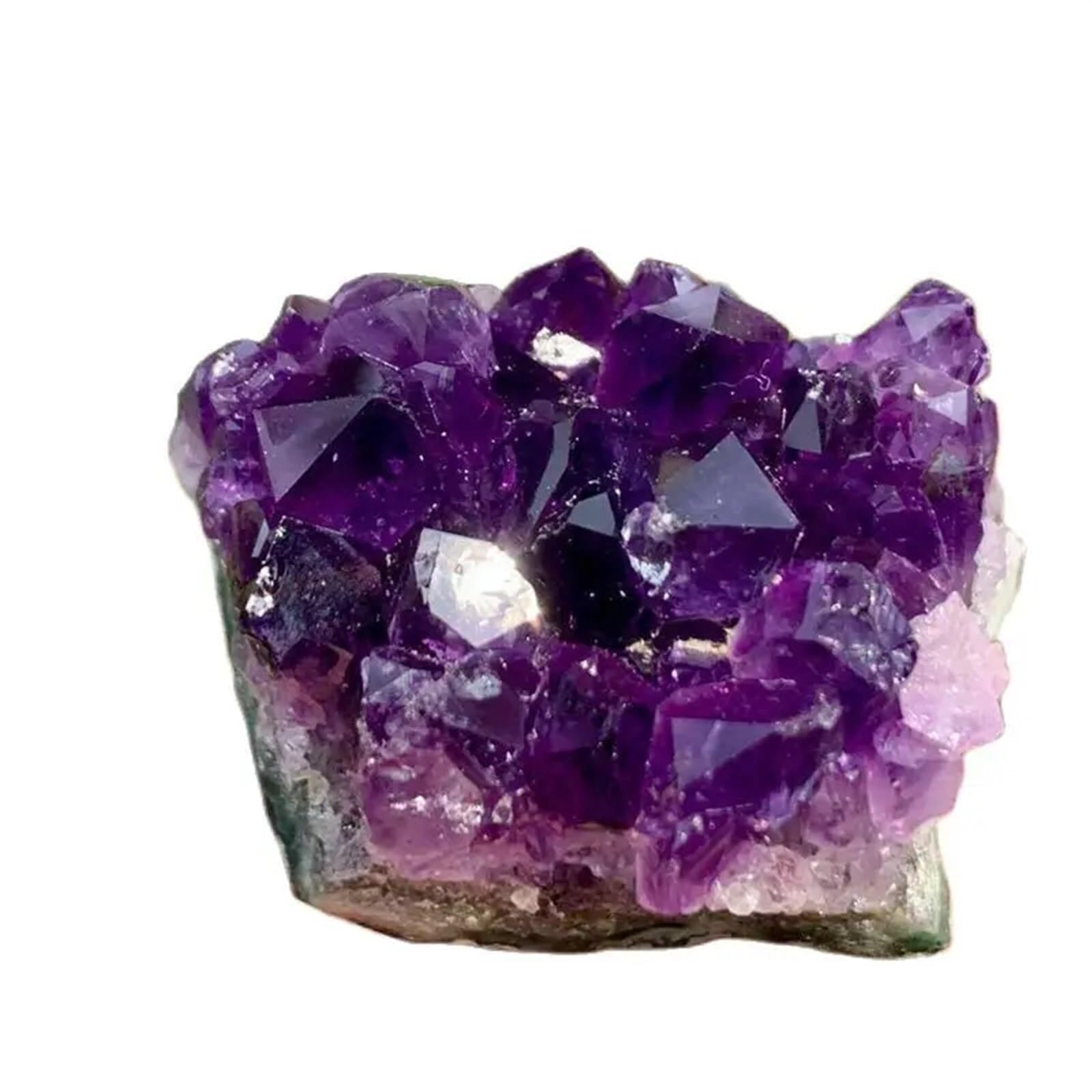 MDBJTCYZN Quartz Crystal Amethyst Cluster Druzy Geode Specimens Ornaments (Size : 550-600g)