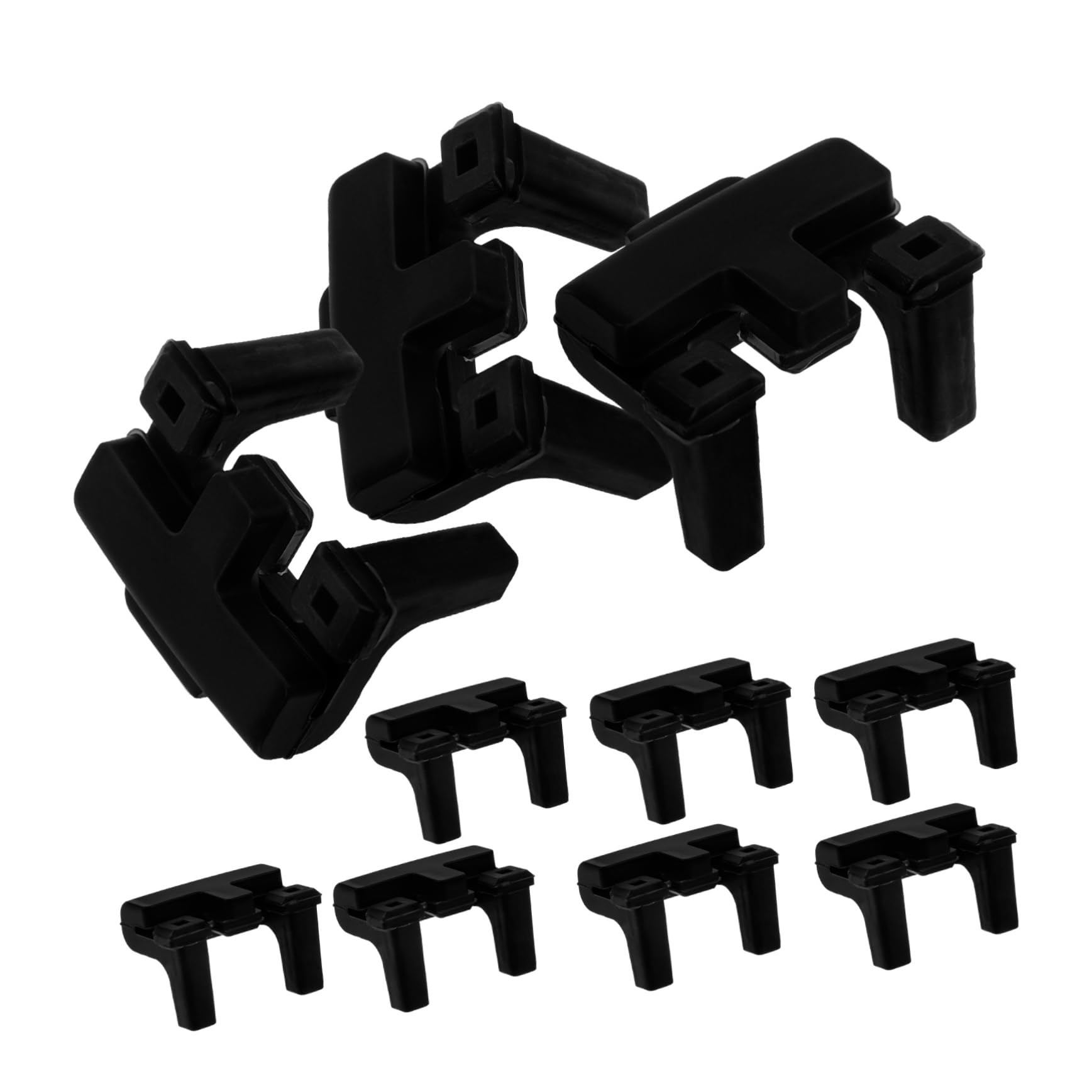 Amosfun 50 Pezzi Foglio di Protezione Angolare in Silicone Airfryer Friggitrice Ad Paraurti Protezione Parti di Ricambio Friggitrice Ad Paraurti Angolo di Protezione