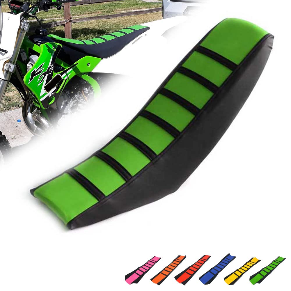 Buy JFG RACING Green Universal Gripper Soft Seat Cover for All Bike Dirt Motorcycle Online at