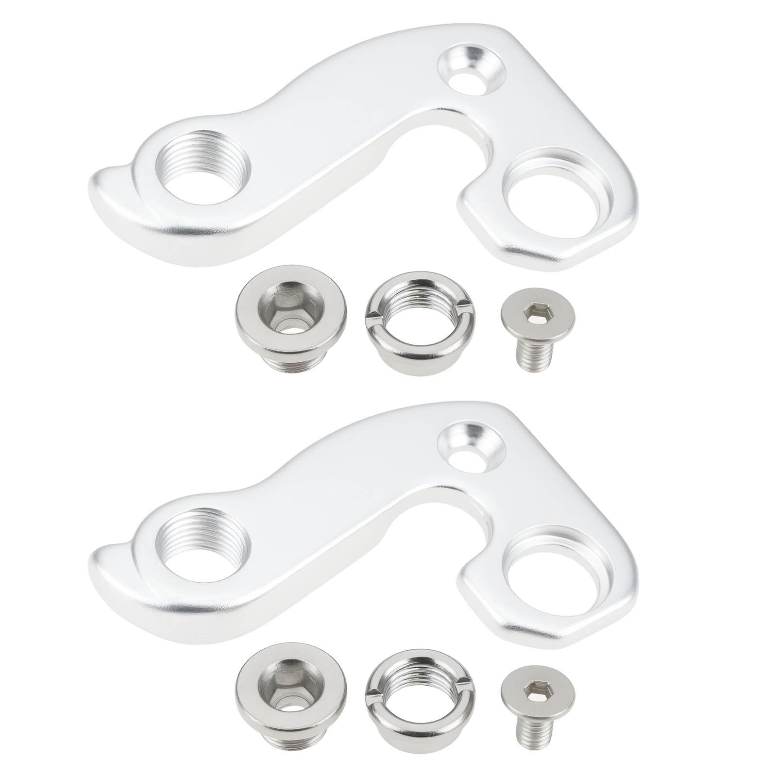 AS Axis Spindleon 2pcs Silver Bike Derailleur Hanger OEM 48 Compatible with Diamondback 32-73-250 Compatible with Ghost EZ1852