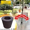 Myard Umbrella Table Tray 15 Inches for Beach, Patio, Garden, Swimming Pool with 4 Drink Holder, 4 Holes Bundle with Umbrella Cone Wedge Spacer fits Patio Table Hole Opening or Base 1.8 to 2.4 Inch