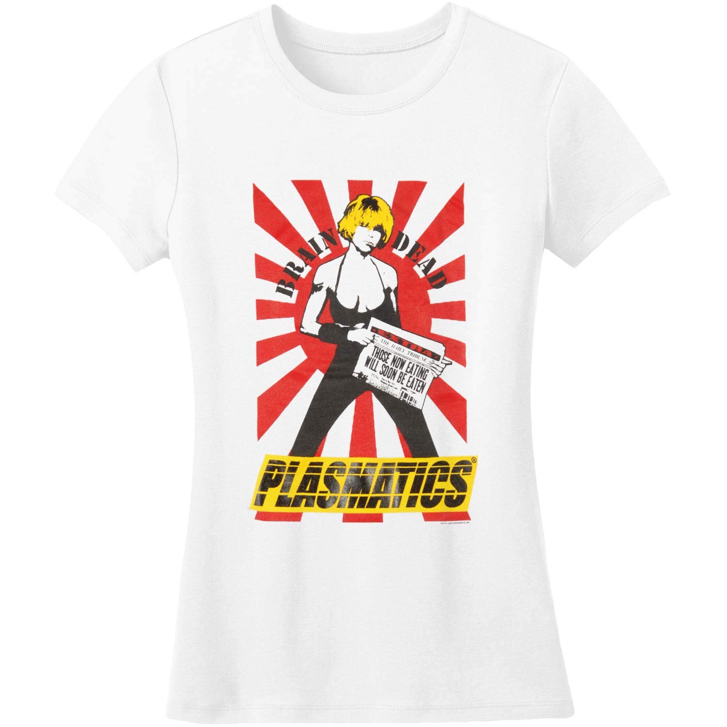 Plasmatics Brain Dead Girls Jr Medium White