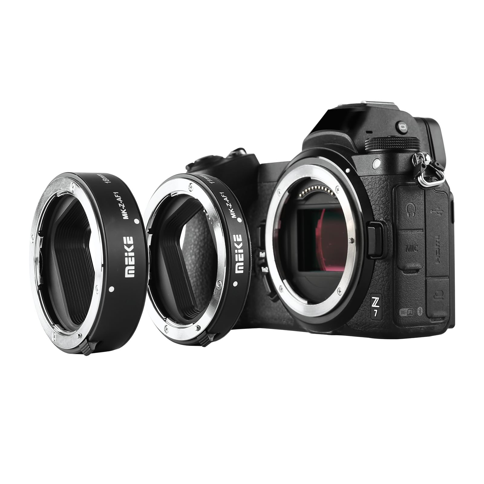 Meike MK-Z-AF1 Metall-Autofokus-Makro-Erweiterungsringadapter (11 mm + 18 mm) für Nikon-Z5-, Z6-, Z7- und Z50-Kameras