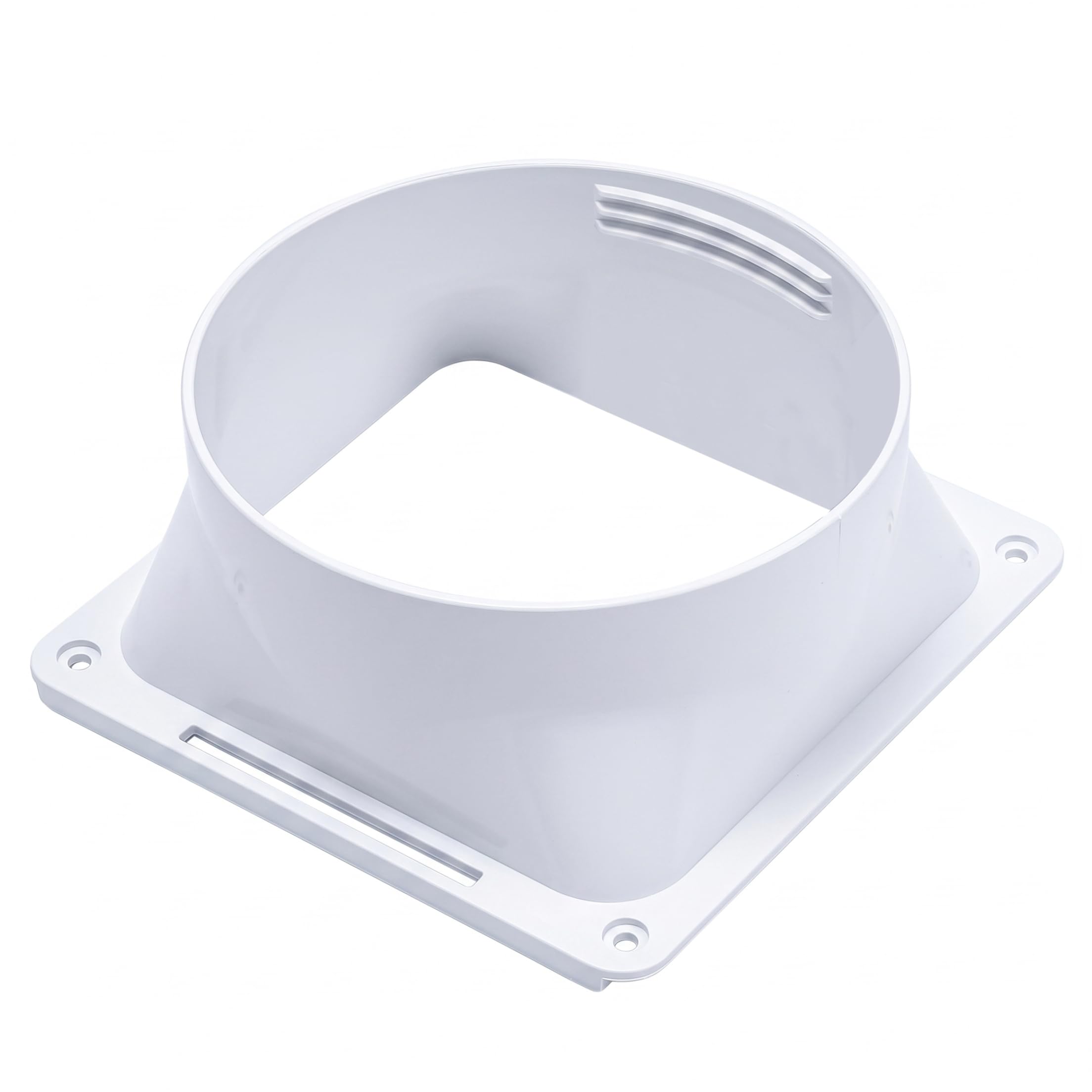 Xoeryoy 5.9 Inch Portable Air Conditioner Exhaust Hose Coupler, Portable Ac Hose Adapter - Twist Lock Connection, White, 5.91 Inch