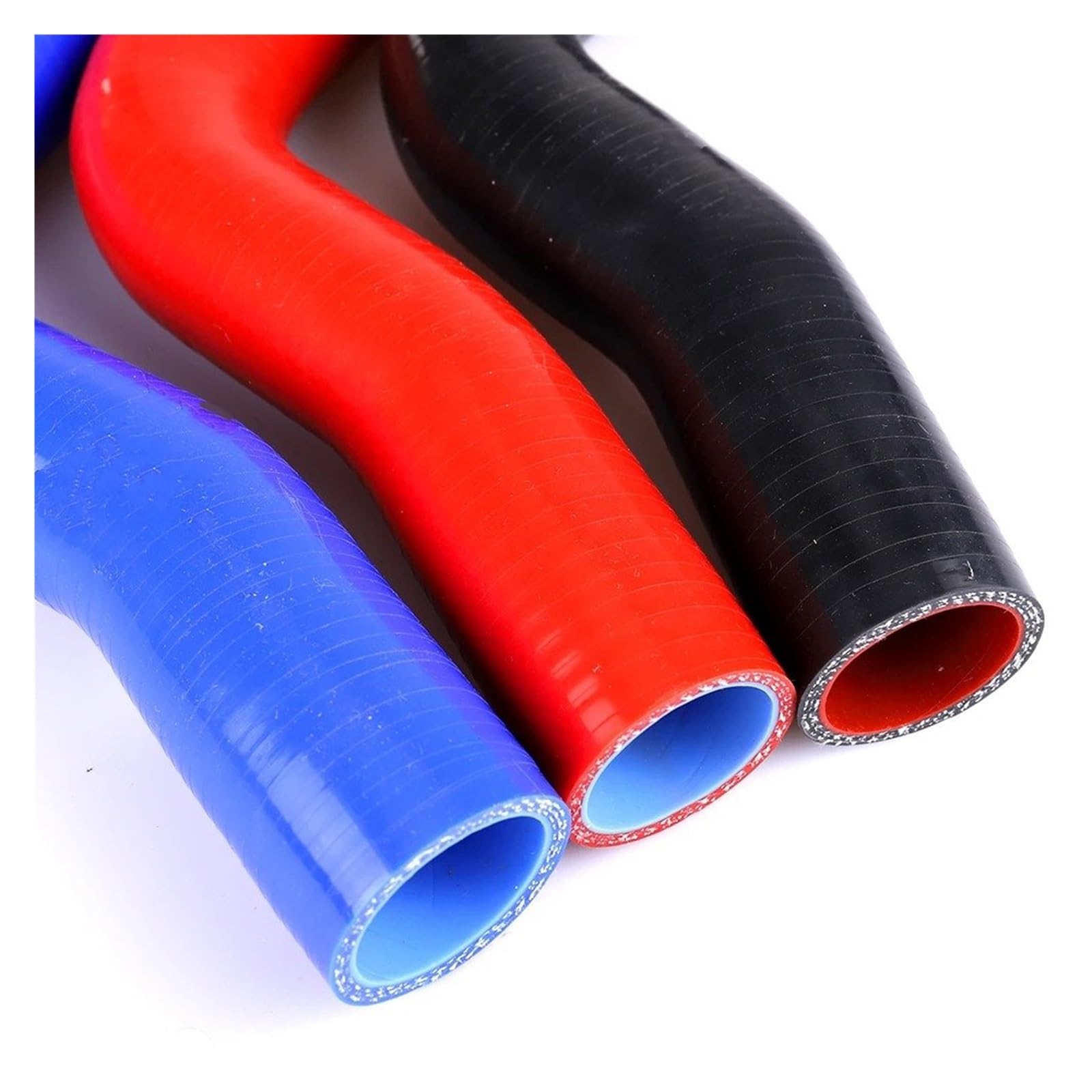Tubo Aspirazione Aria Per BMW E36 325i/328i/330i/M3 Liquido Raffreddamento In Silicone Tubo Flessibile Liquido Raffreddamento Radiatore In Silicone Da 42 Mm Snorkel Head(Rosso)