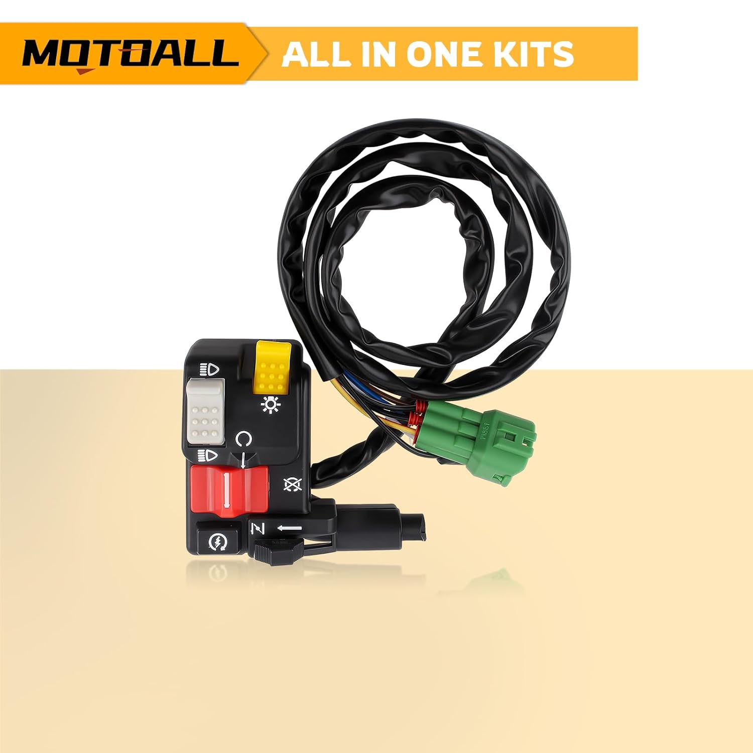 MOTOALL Starter Switch for Honda Foreman TRX 400 450 Headlight Start Stop Choke Left