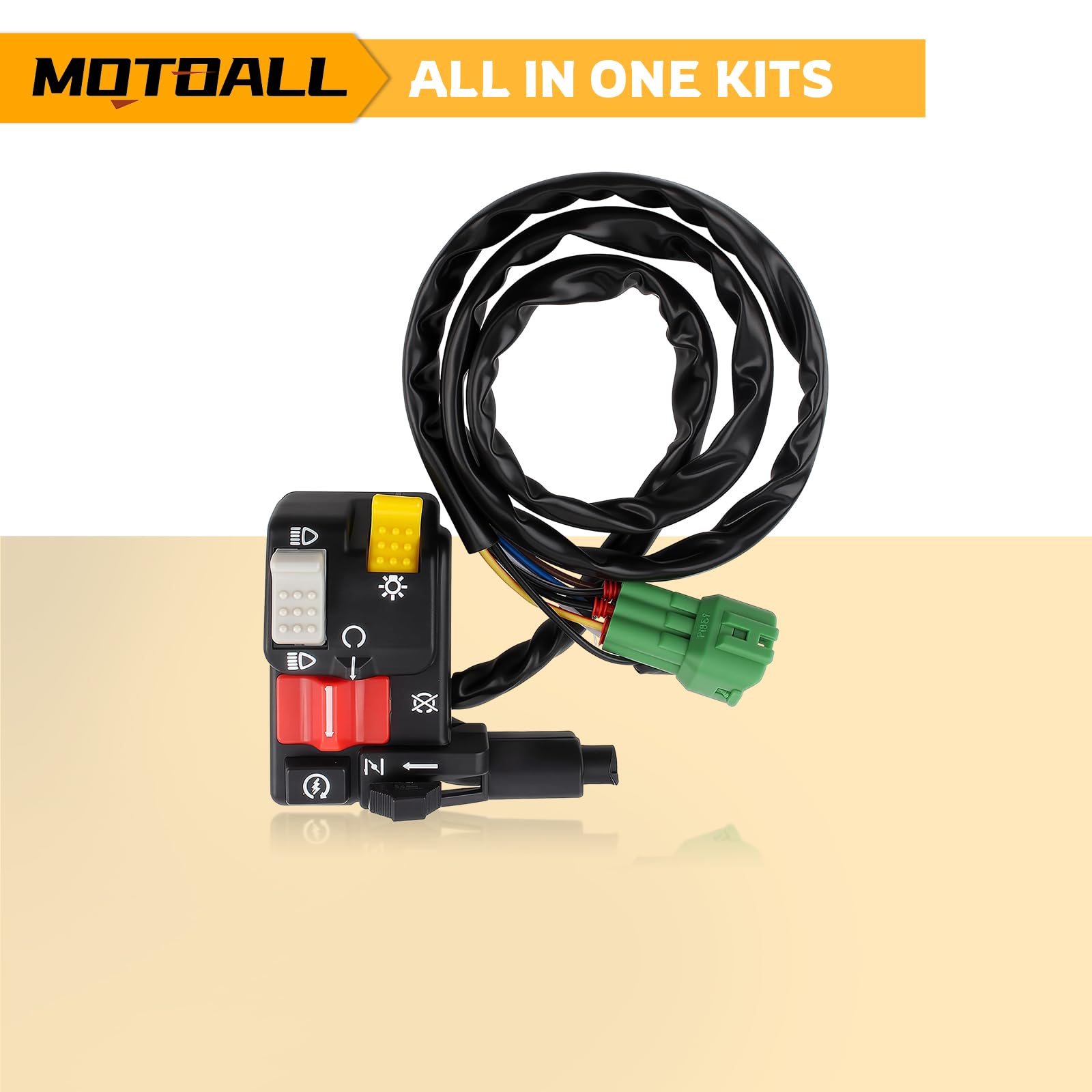 Starter Switch Assembly For Honda Foreman TRX 400 450 - Headlight Start Stop Choke Left 8 thumbnail image