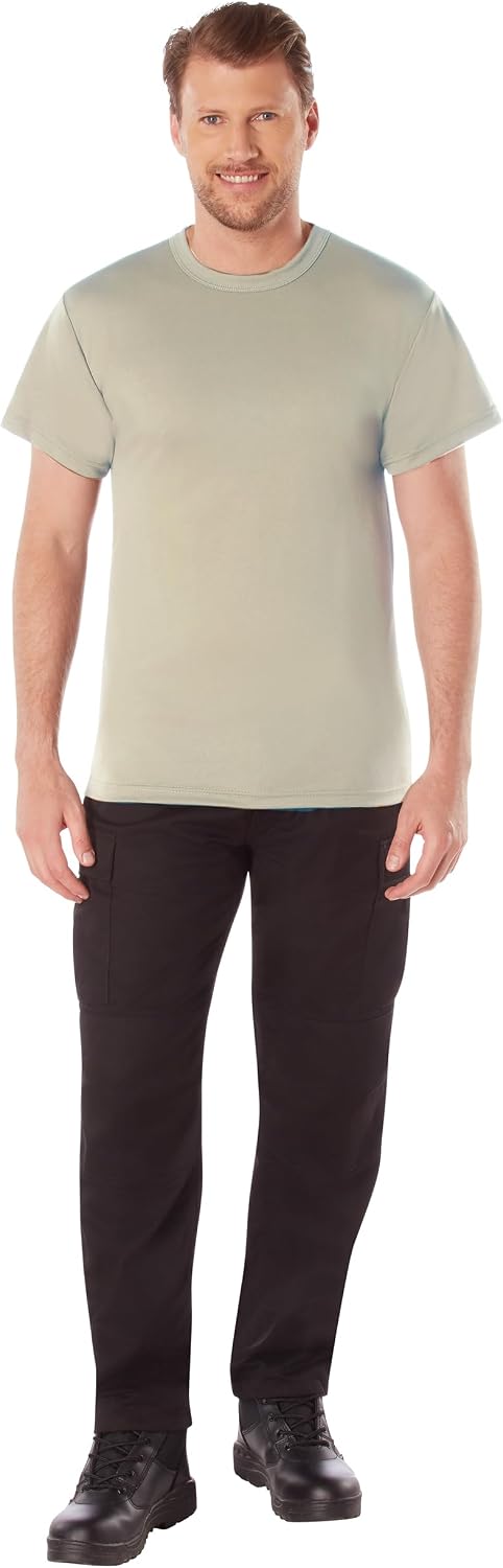 Rothco Quick Dry Moisture Wicking T-Shirt | Men’s Performance Gym Workout T Shirt, Short Sleeve Crew Neck Sports Tee