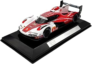 Diecast Collectibles Model Car Compatible with Bburago Race 1:43 Porsche 963#6 24Hr Le Mans LMH Penske Racing with Acrylic Case 38319