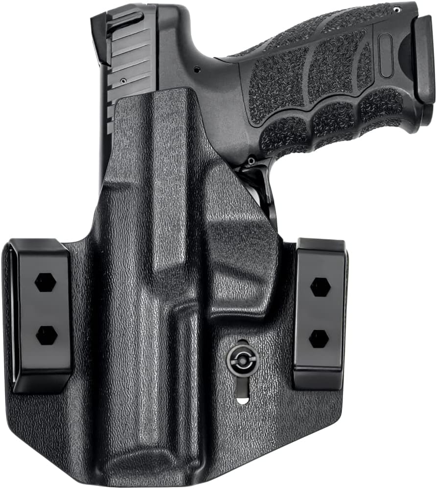 Tulster OWB Contour Kydex Holster in Right Hand fits: H&K VP9 | Optic Compatible Outside The Waistband Concealed Carry - Image 2