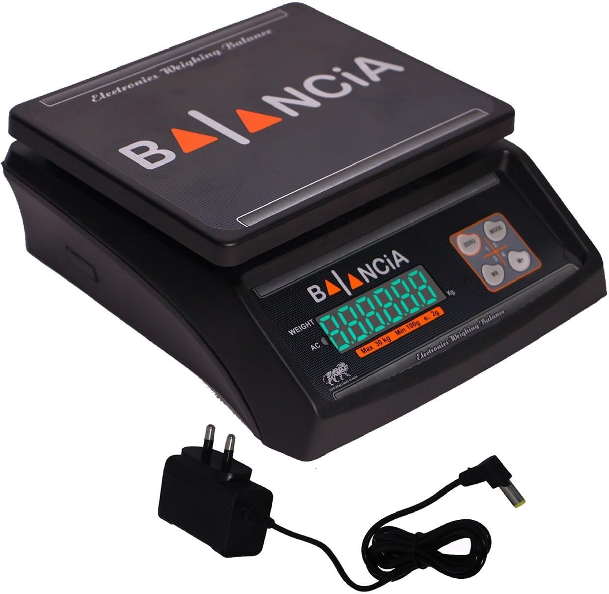 30kg Weighing scale BIG with big double display With AC Adapter 24 hour battery backup Weighing Scale Weight Machine Weighing Scale, Fruits, Shop, Food, Vegetable, for Grocery (BLACK) (B0D5MK9W2G) Amazon Price History, Amazon Price Tracker