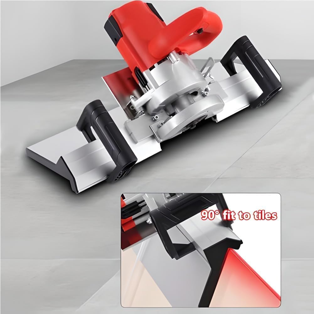 Coupe-carreaux électrique professionnel avec chanfreinage à 45 degrés, pompe et ergonomique